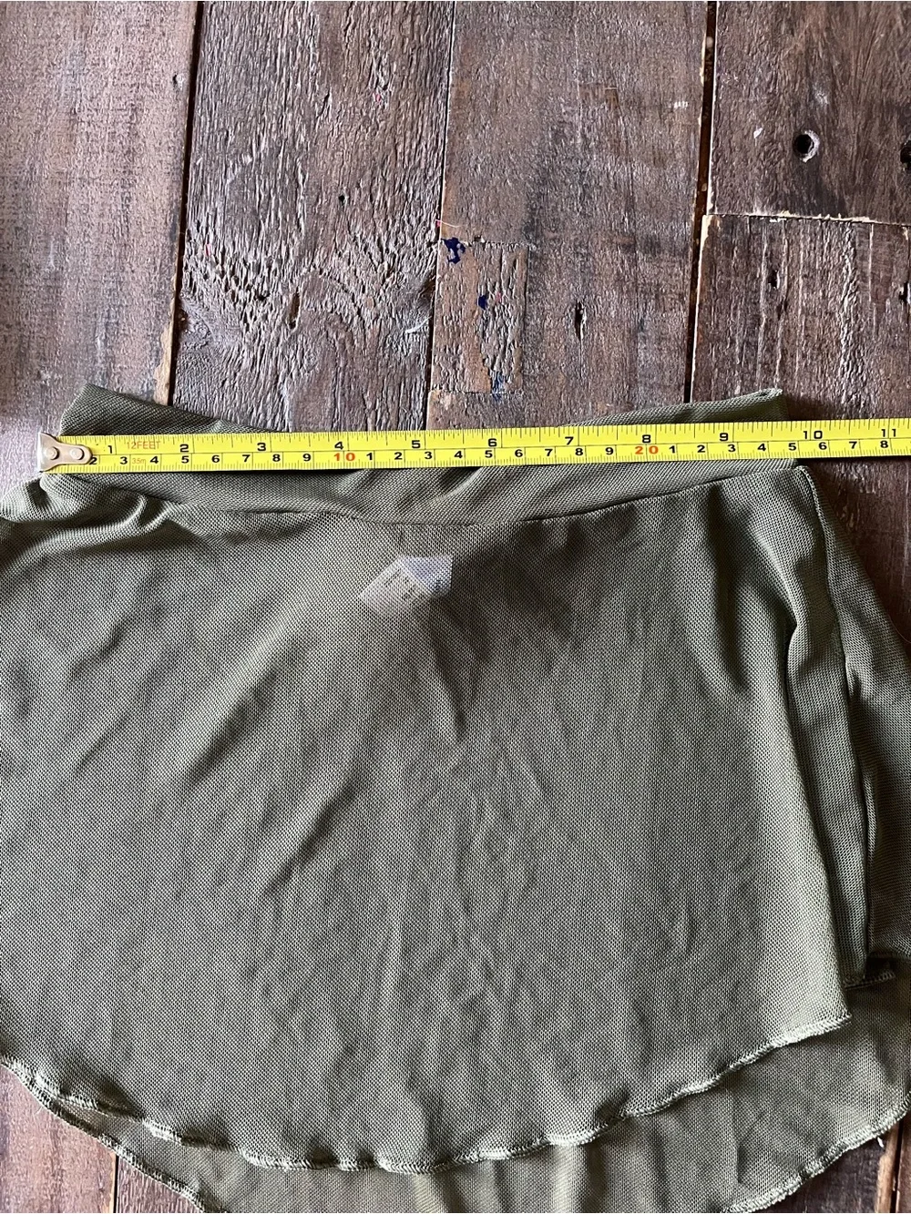Kids Ballet Skirt Xl Olive Green